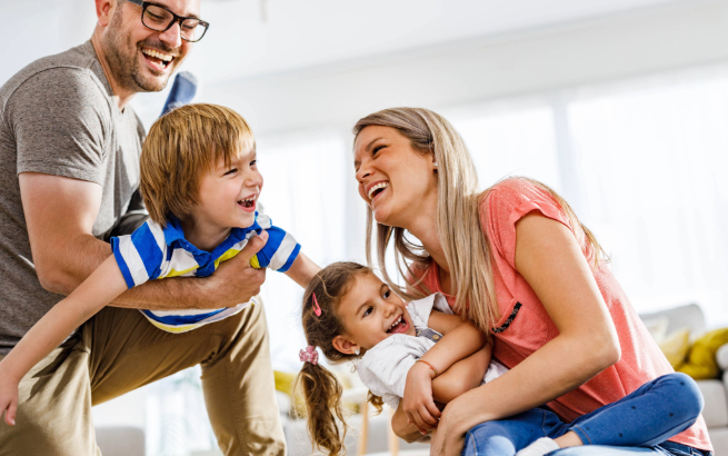 What is patient care like in a clinically integrated network? Family laughing